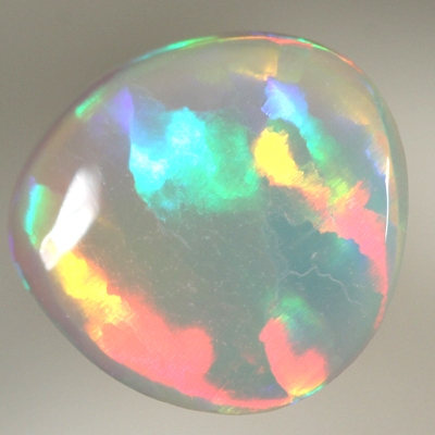 SOLID SEMI BLACK OPAL Bright, crisp Broad Rolling Flash 